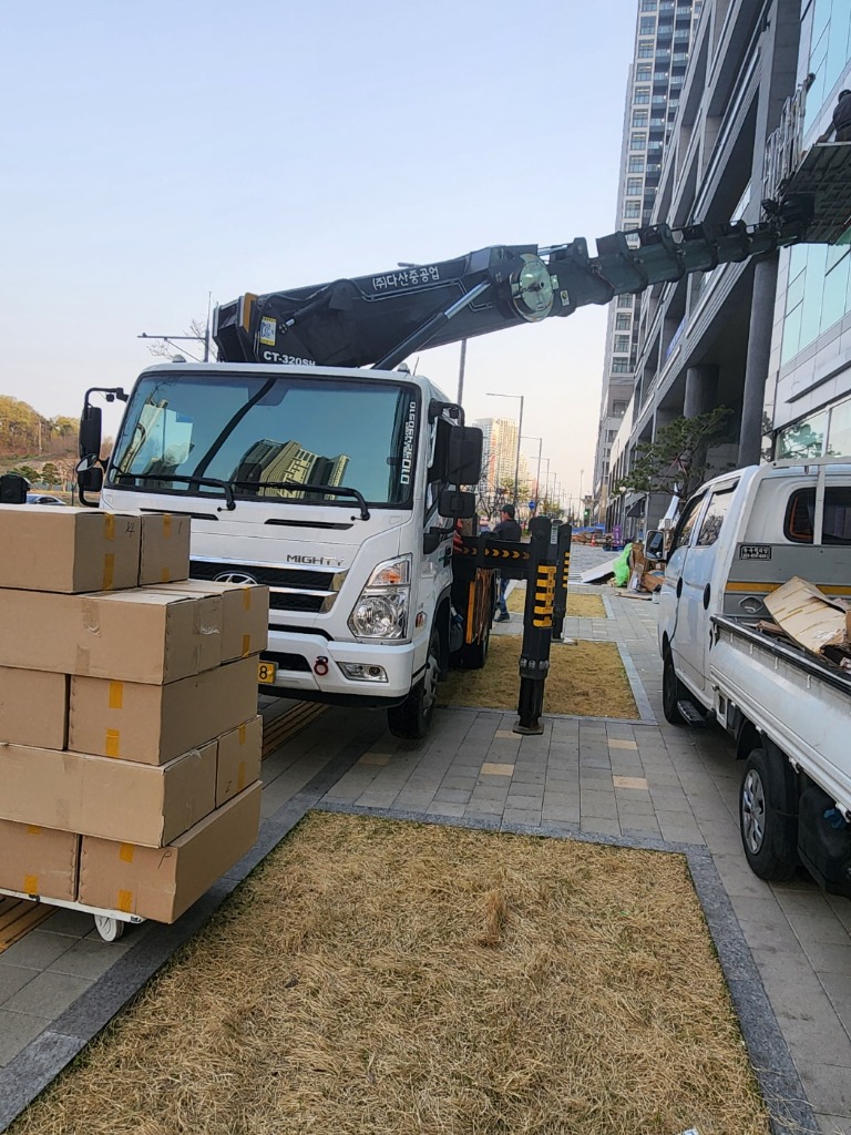 성남 스카이차 작업 현장 4